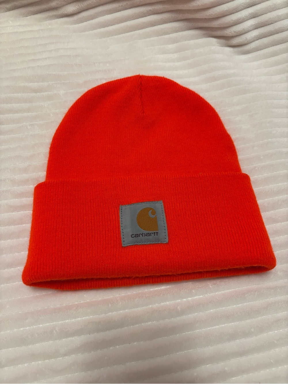 Carhartt High-Visibility Orange Beanie